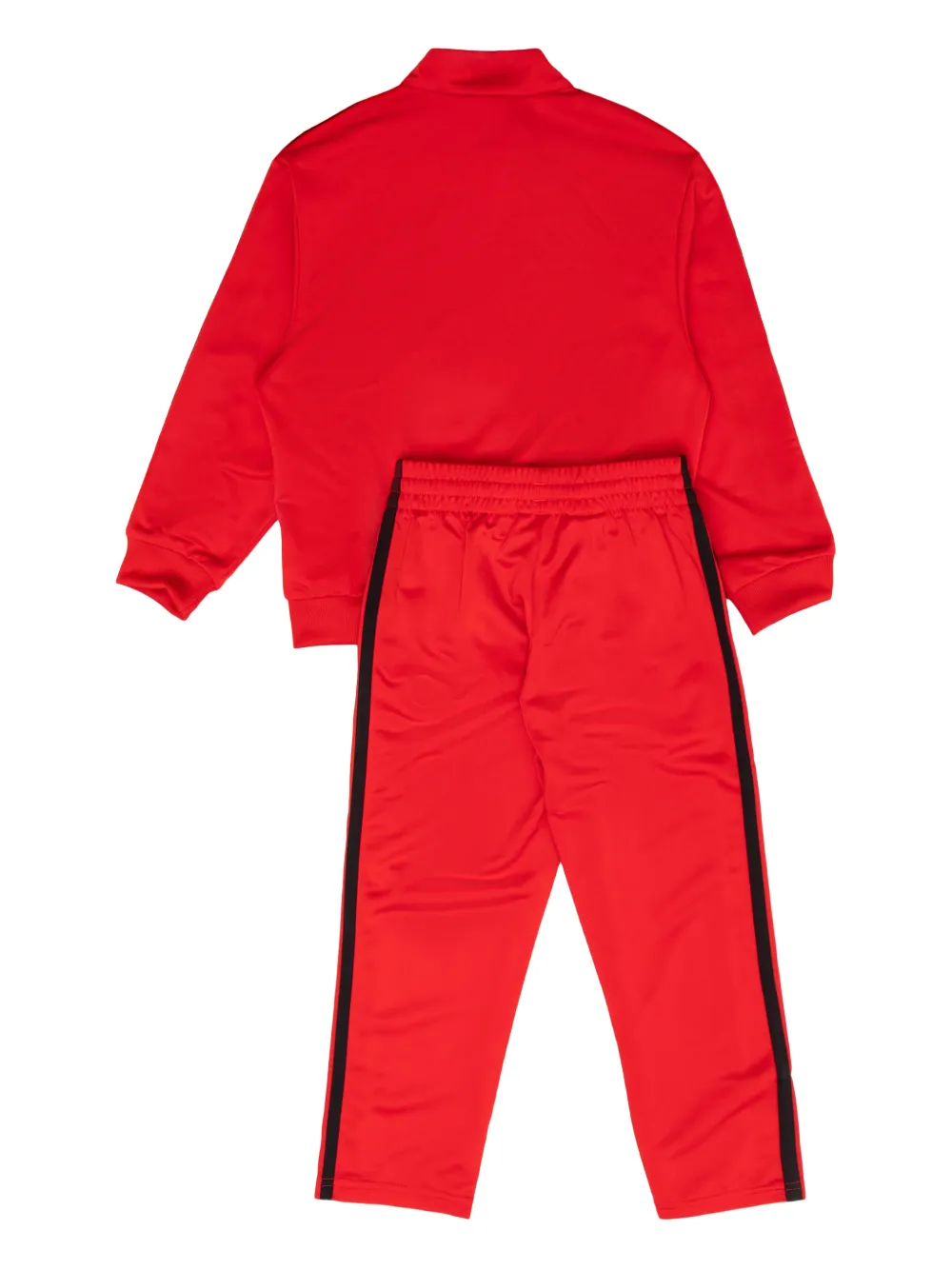 adidas Kids Gestreepte top met rits Rood