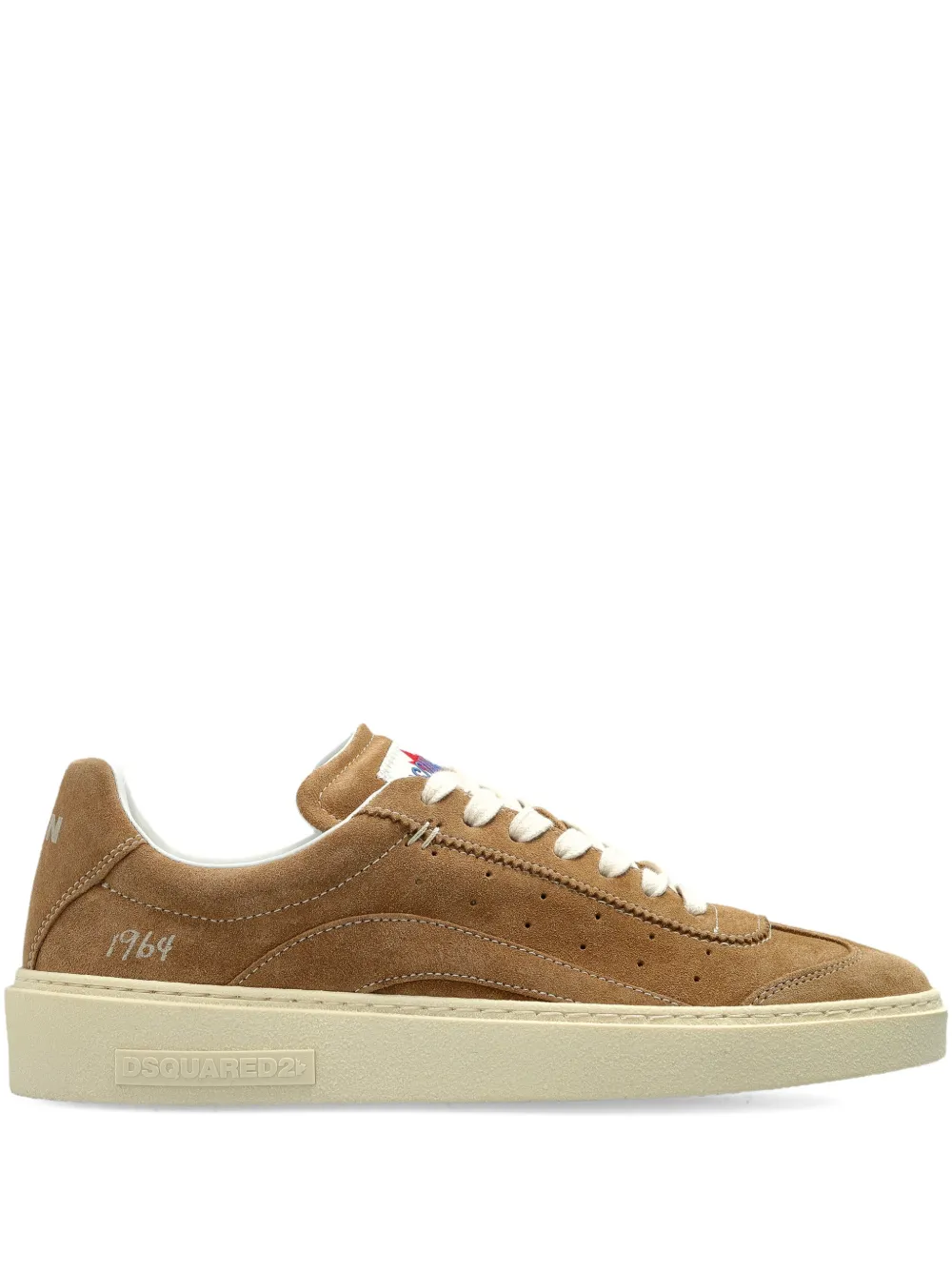 DSQUARED2 baskets basses Rider en daim | marron | Image 1