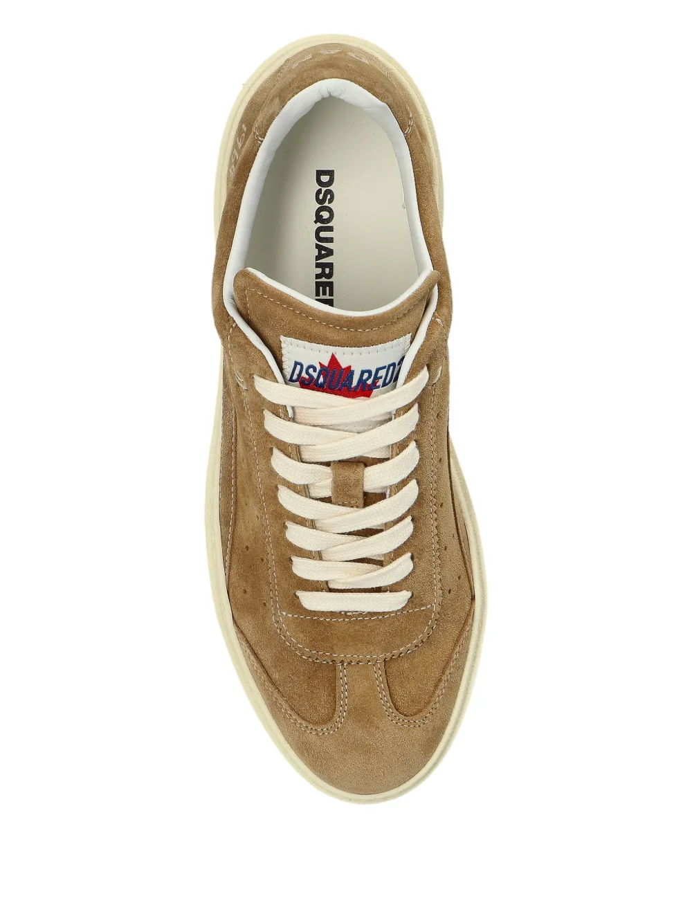 DSQUARED2 Rider suede low-top sneakers Bruin