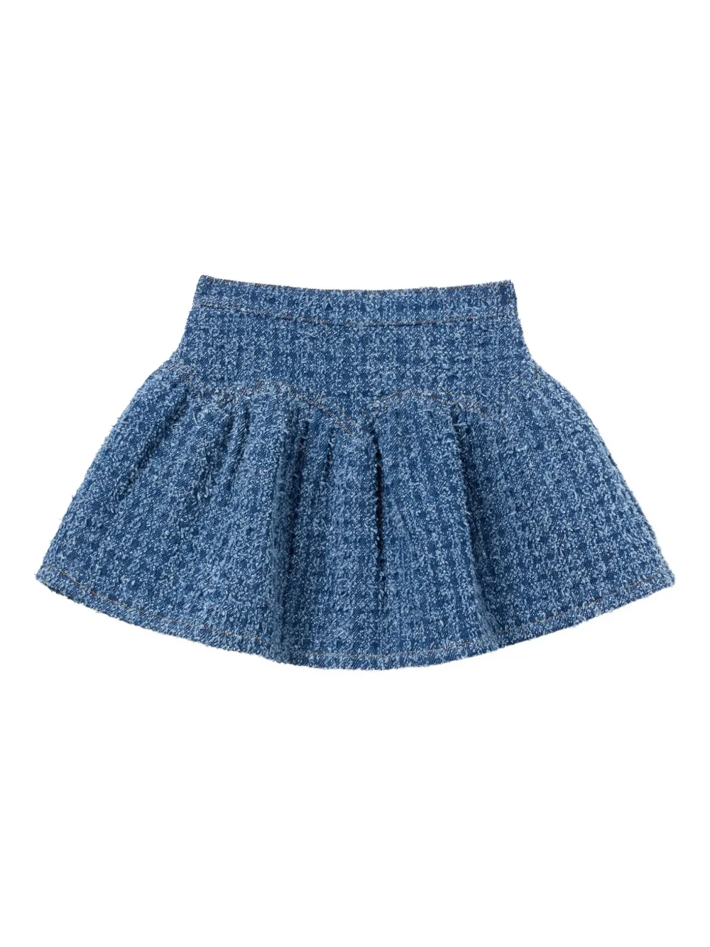 Self-Portrait Kids zip-up skirt - Blu