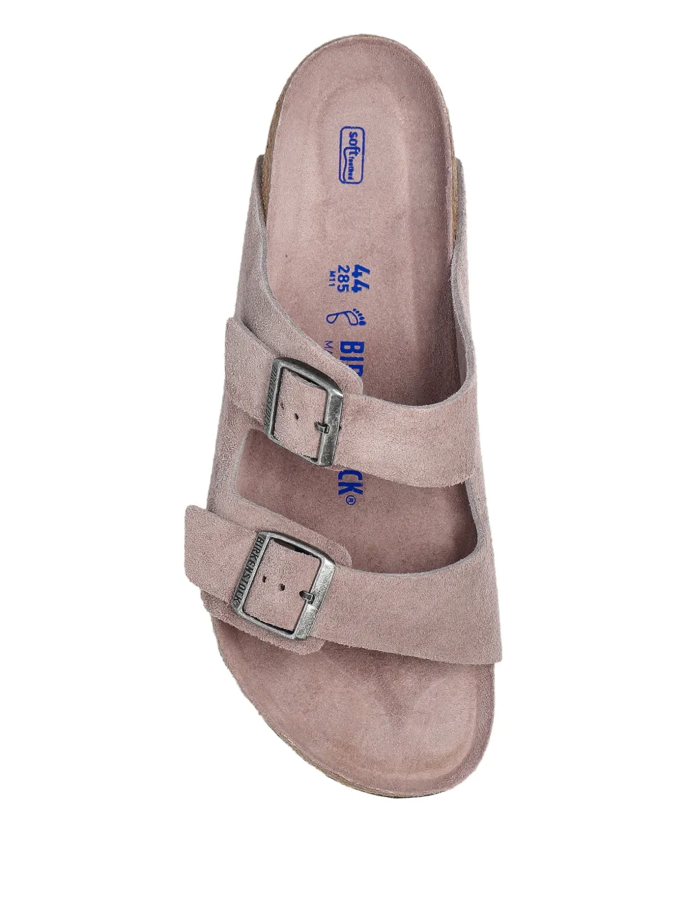 Birkenstock Arizona sandalen met gesp Grijs