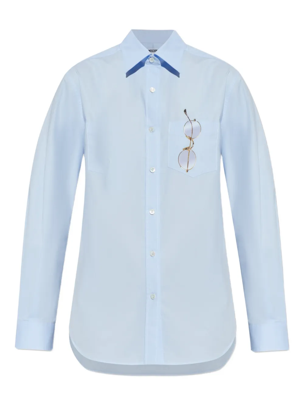 Moschino pocket detail shirt - Blu