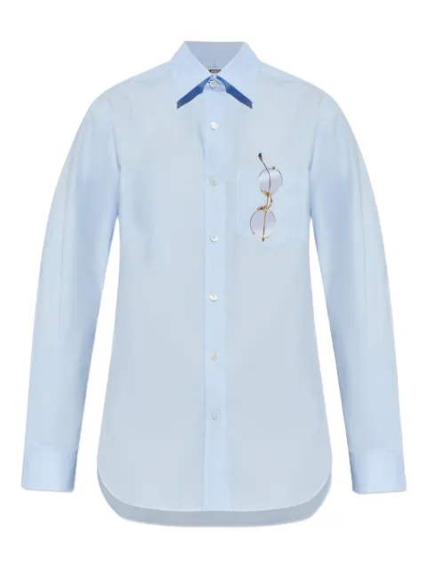 Moschino camisa con detalle de bolsillo