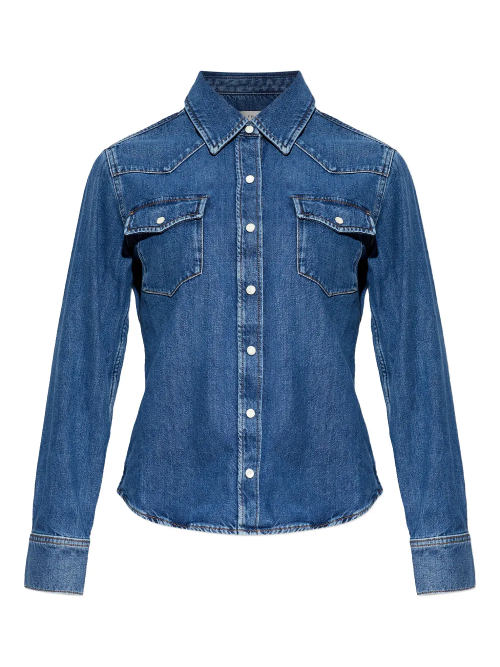 FRAME chest-pocket shirt - Blu