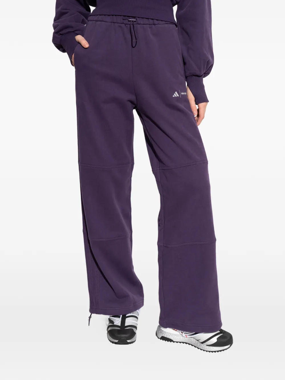X Moon Boot Drawstring Panelled Track Pants