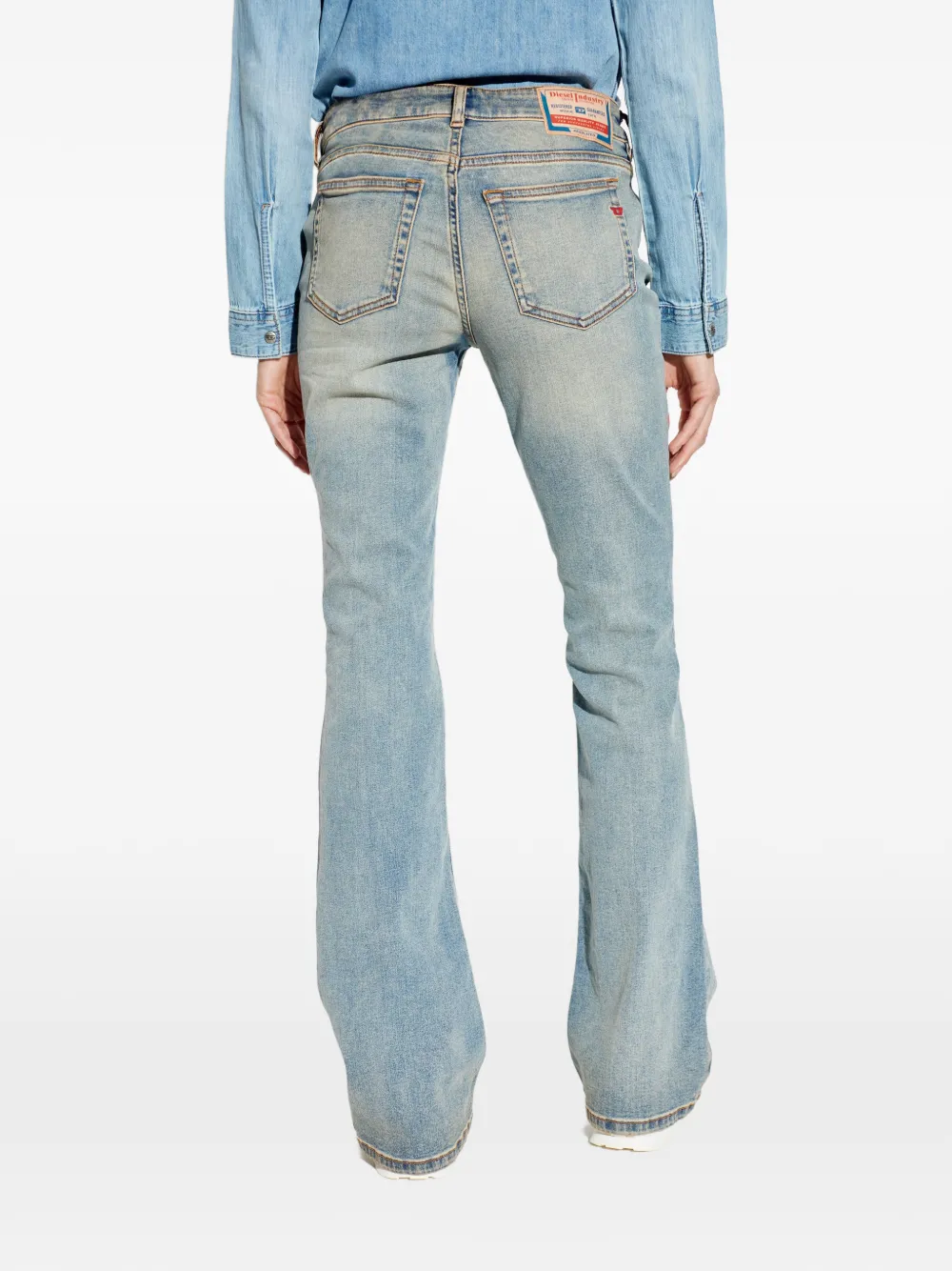 Diesel 1969 D-Ebbey 0adbh flared jeans Blauw