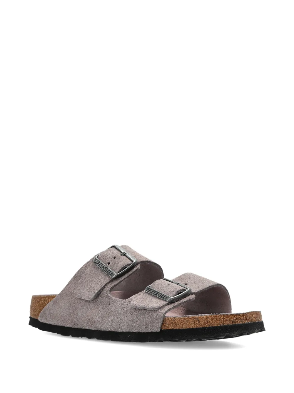 Birkenstock Arizona suède sandalen Grijs