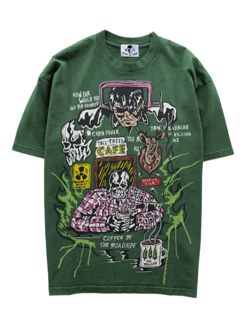 Warren Lotas faded roadside coffee T-shirt