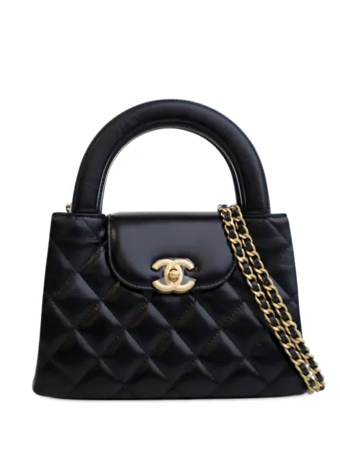 CHANEL Pre-Owned mini sac à main Kelly Shopper Bag en cuir de veau âgé (2021-2025)
