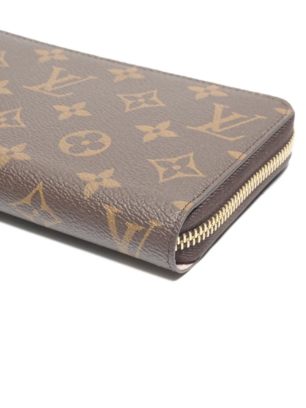 LOUIS VUITTON Pre-owned 2021-2025 Monogram Zip Wallet In Brown