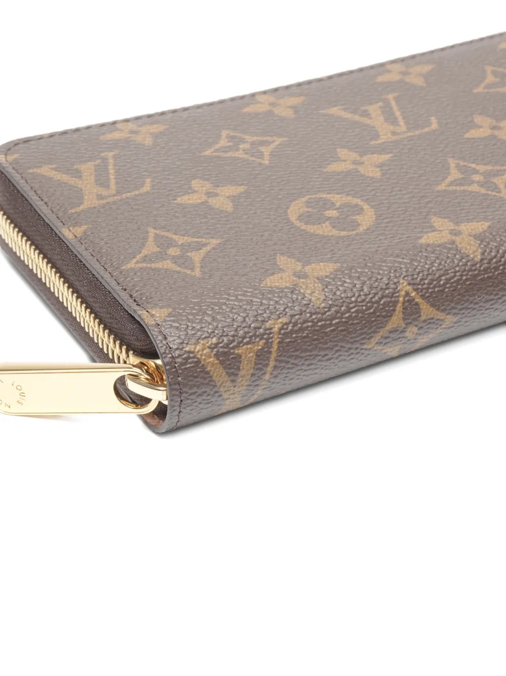 LOUIS VUITTON Pre-owned 2021-2025 Monogram Zip Wallet In Brown