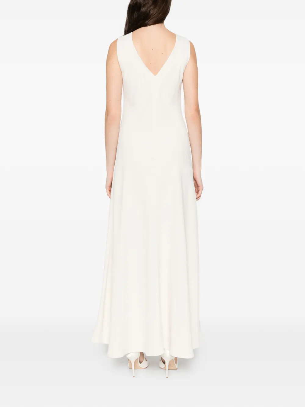 V-Neck Sleeveless Maxi Dress