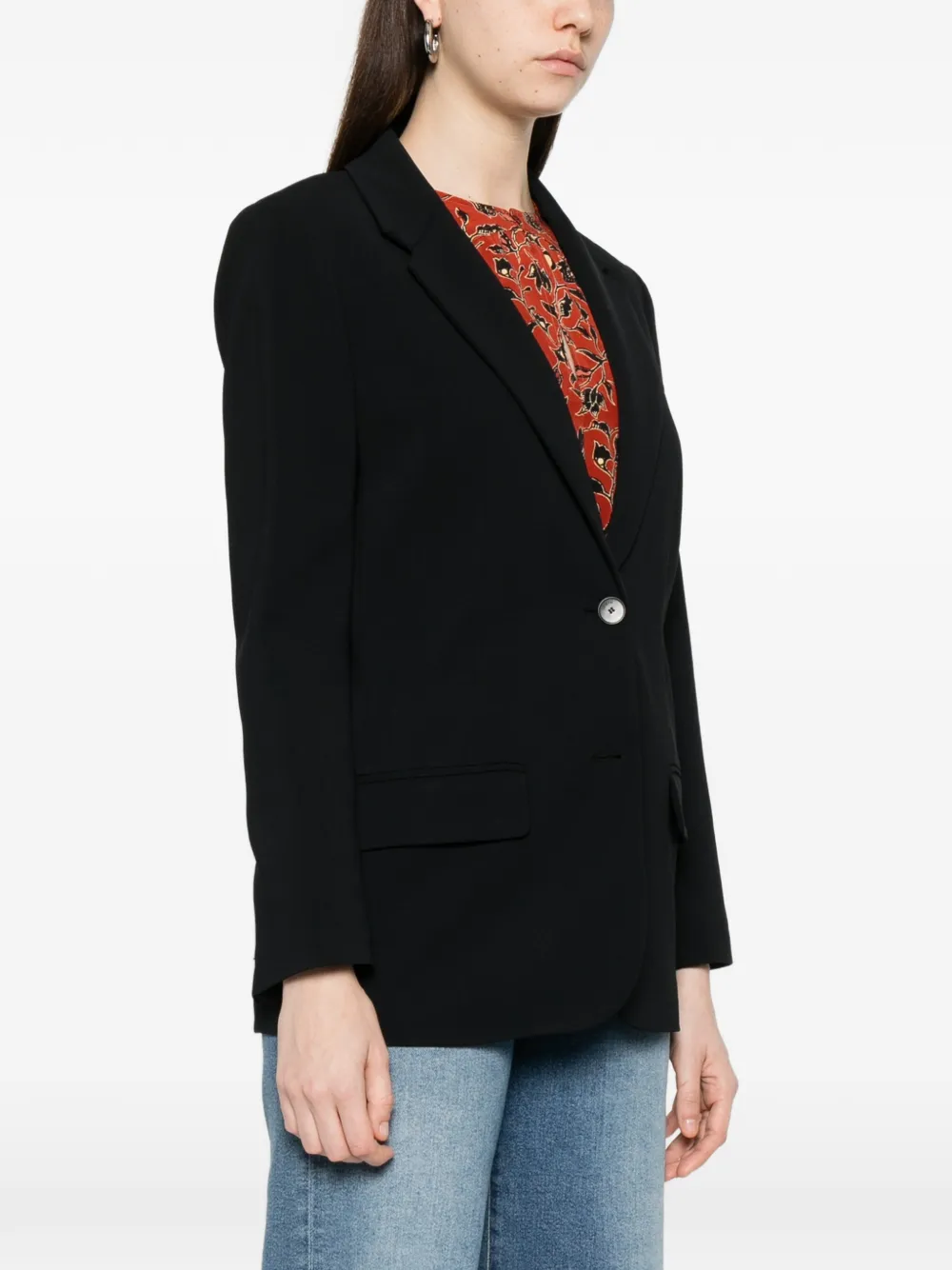  Joseph Blazer Con Bolsillo - Negro 