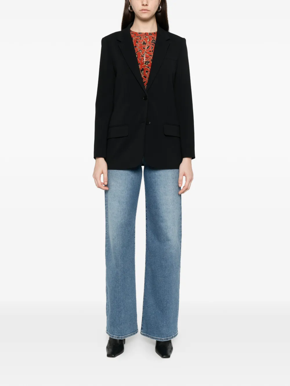  Joseph Blazer Con Bolsillo - Negro 