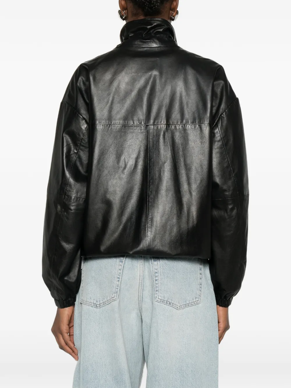 Haikure Jordan Leather Jacket | Black | FARFETCH