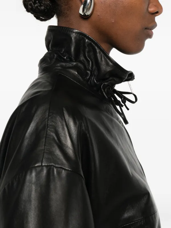 Haikure Jordan Leather Jacket | Black | FARFETCH