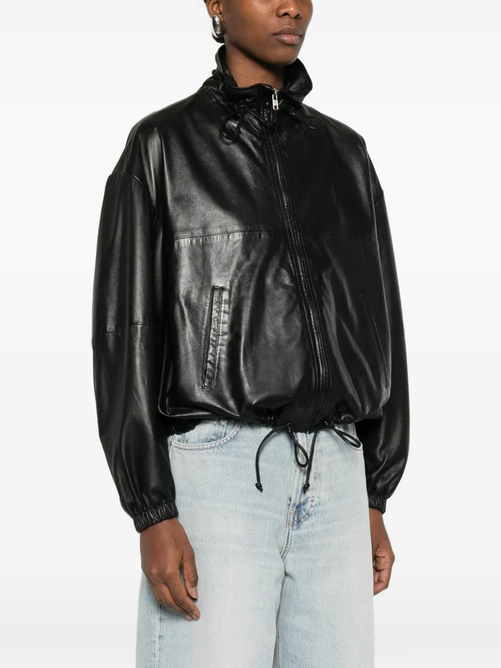  Haikure Jordan Leather Jacket - Black 