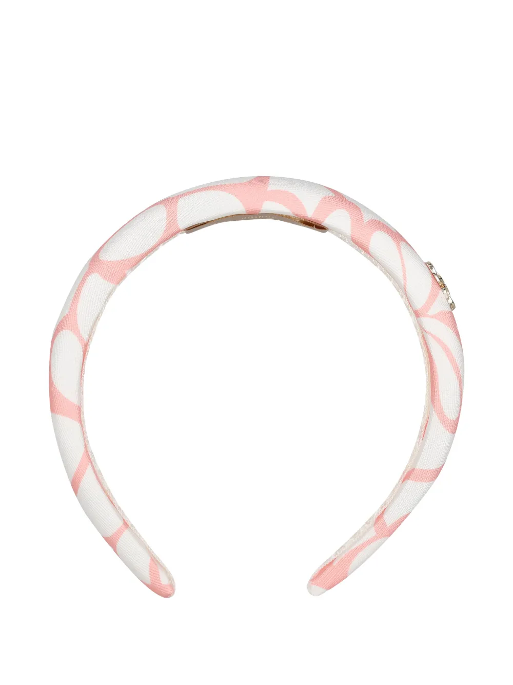 Elie Saab Junior Floral Padded Headband In Pink