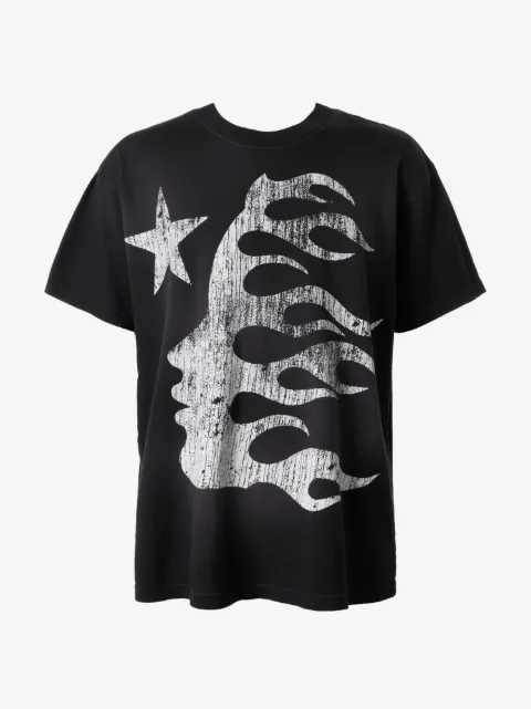 HELLSTAR playera con motivo de estrella
