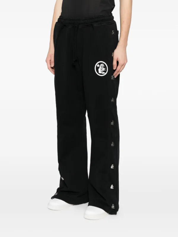HELLSTAR mirror-face Trousers | Black | FARFETCH