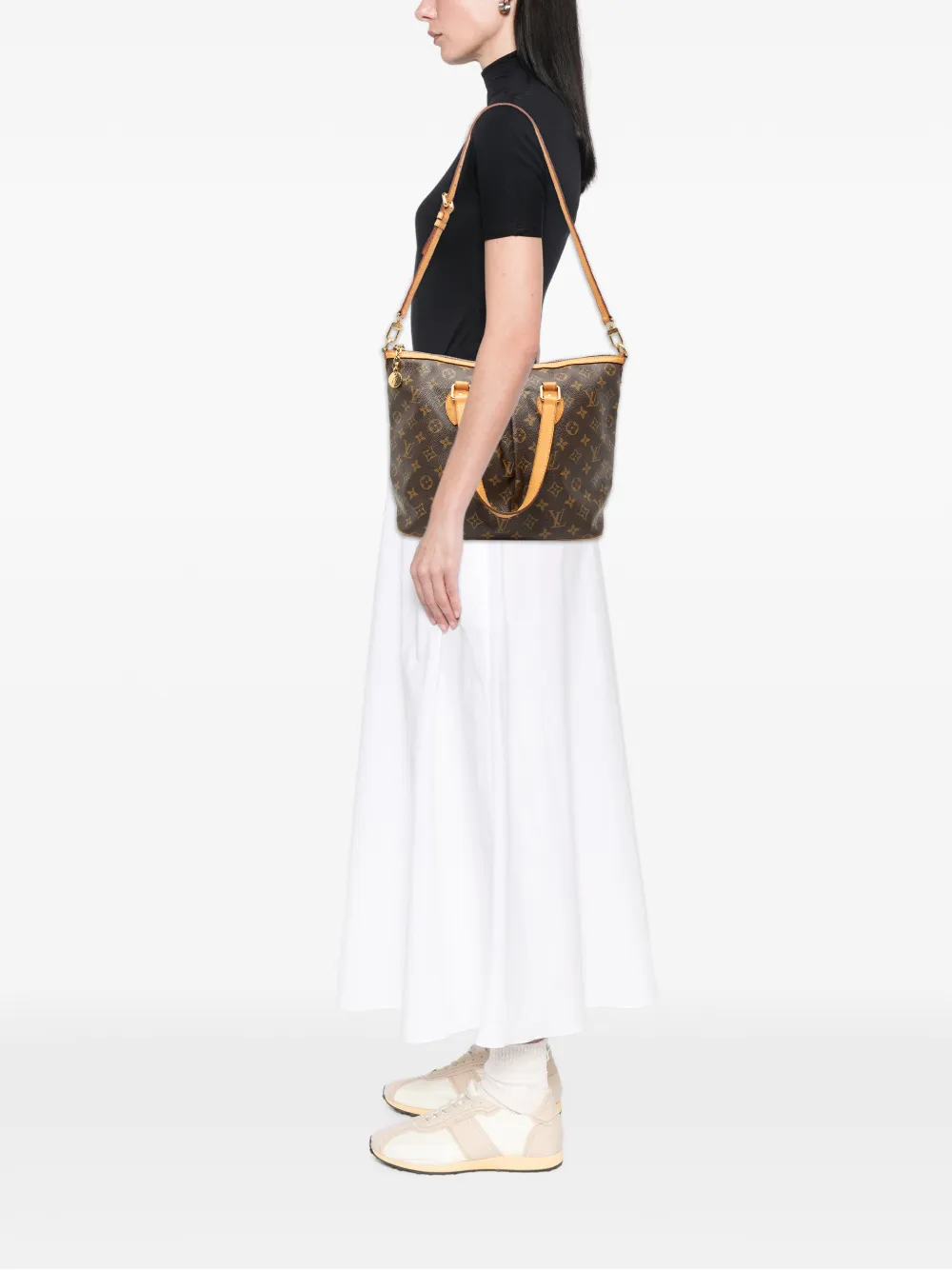 Louis Vuitton Pre-Owned Borsa a tracolla Palermo PM con monogramma 2013 | Pre-owned | Image 2