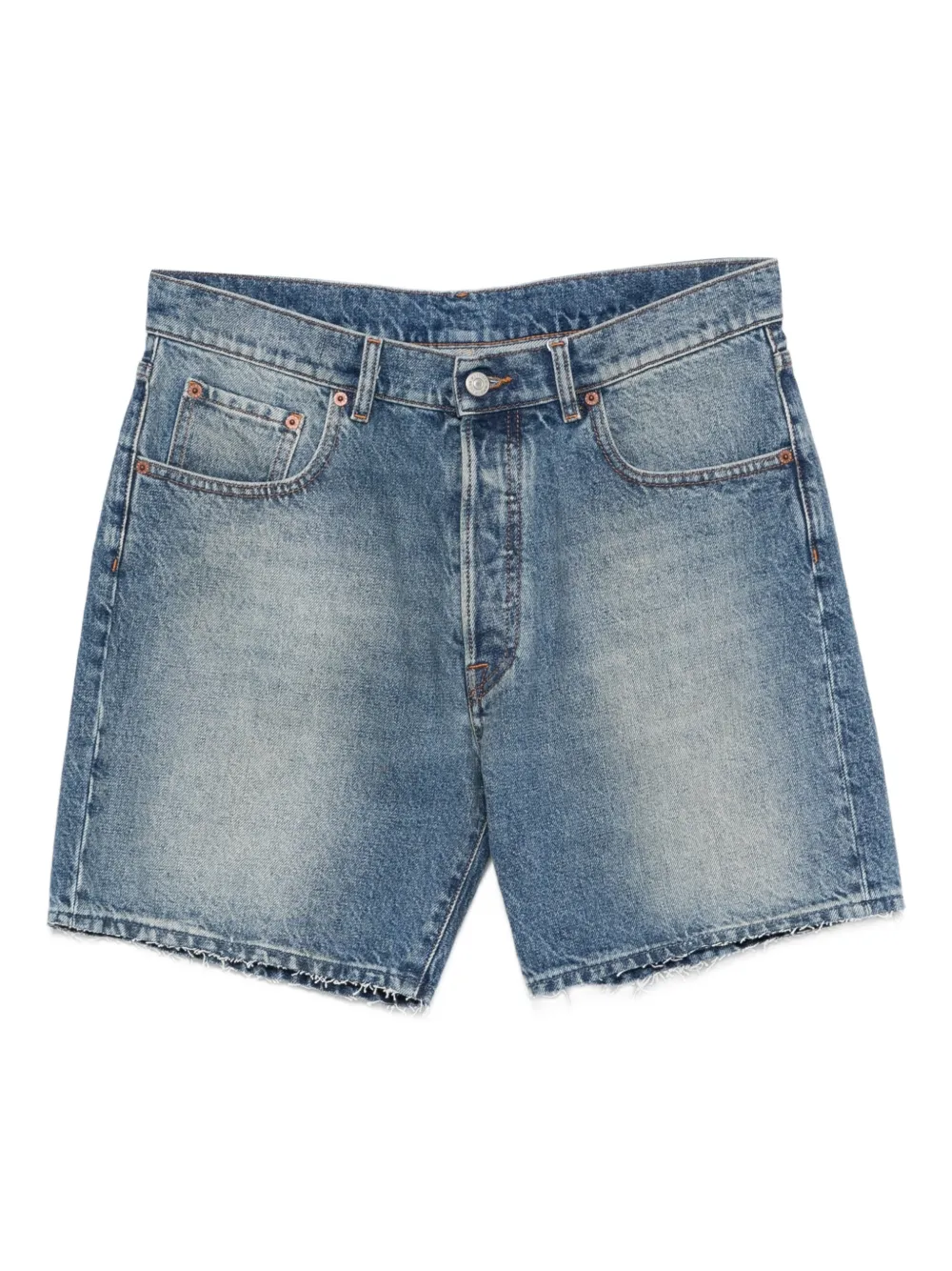 MM6 Maison Margiela cotton shorts - Blau