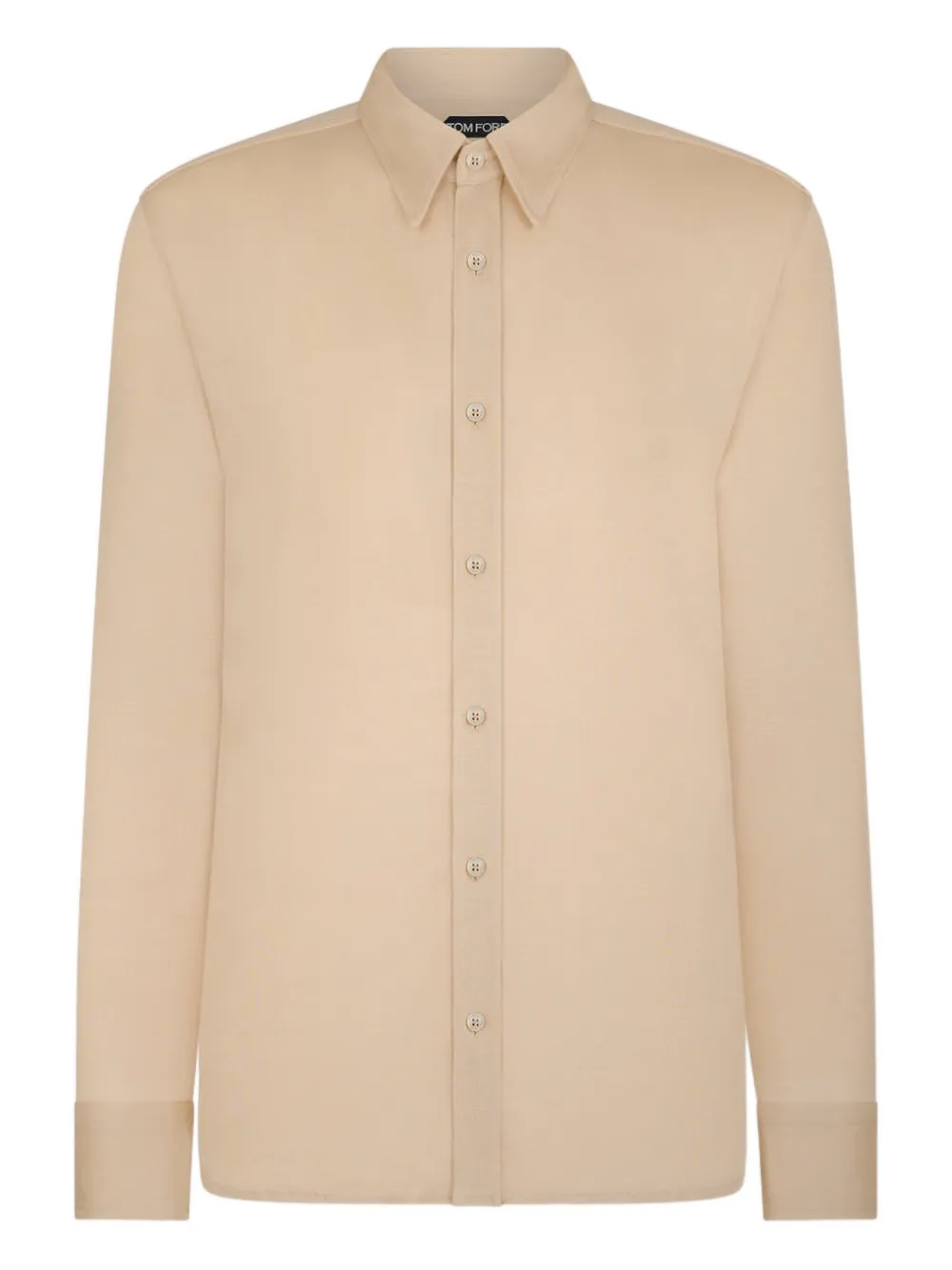 TOM FORD button silk shirt - Toni neutri