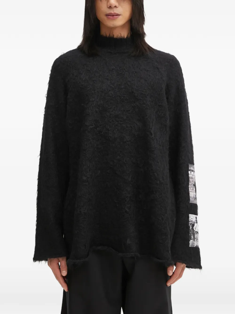 Undercover graphic-print sweater - Black