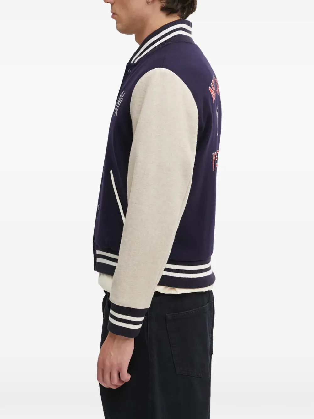 Sporty & Rich Jack met logostreep Blauw