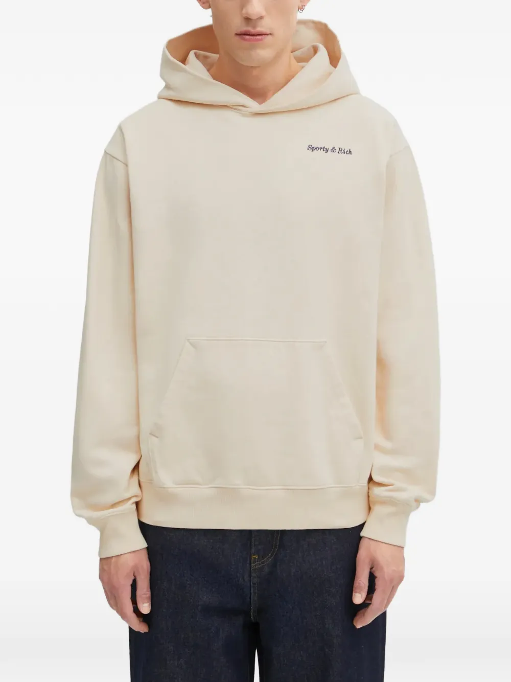 Sporty & Rich Hotel Eden Roc printed hoodie - Toni neutri