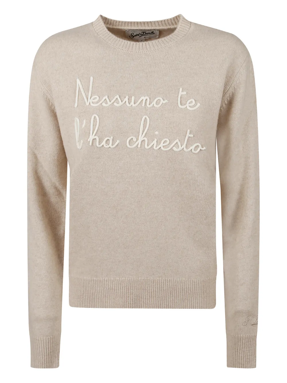 Mc2 Saint Barth New Queen Sweater In Neutral