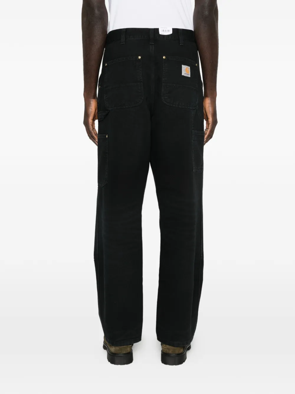 Carhartt WIP Broek met meerdere zakken Zwart