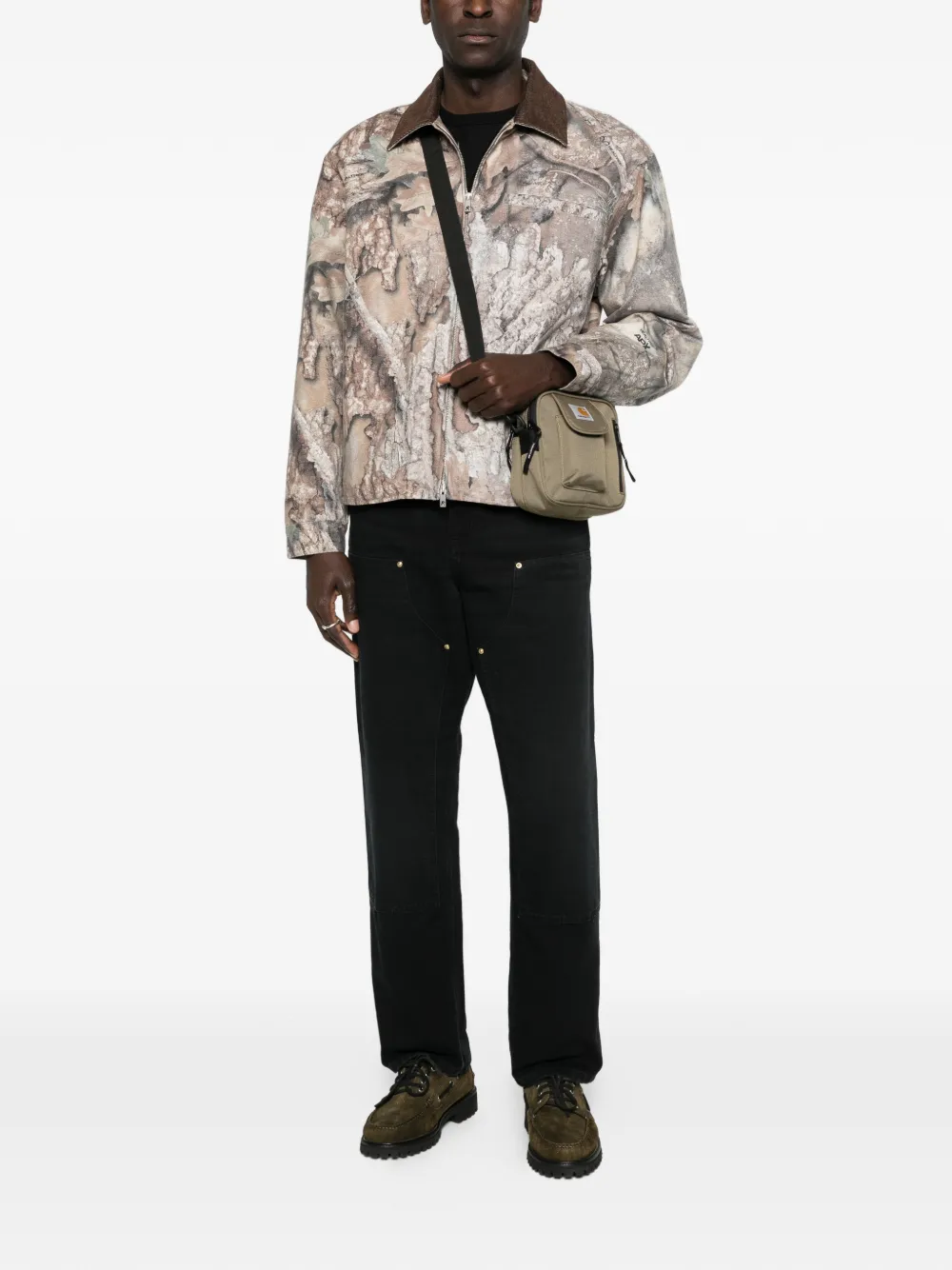 Carhartt WIP Broek met meerdere zakken Zwart
