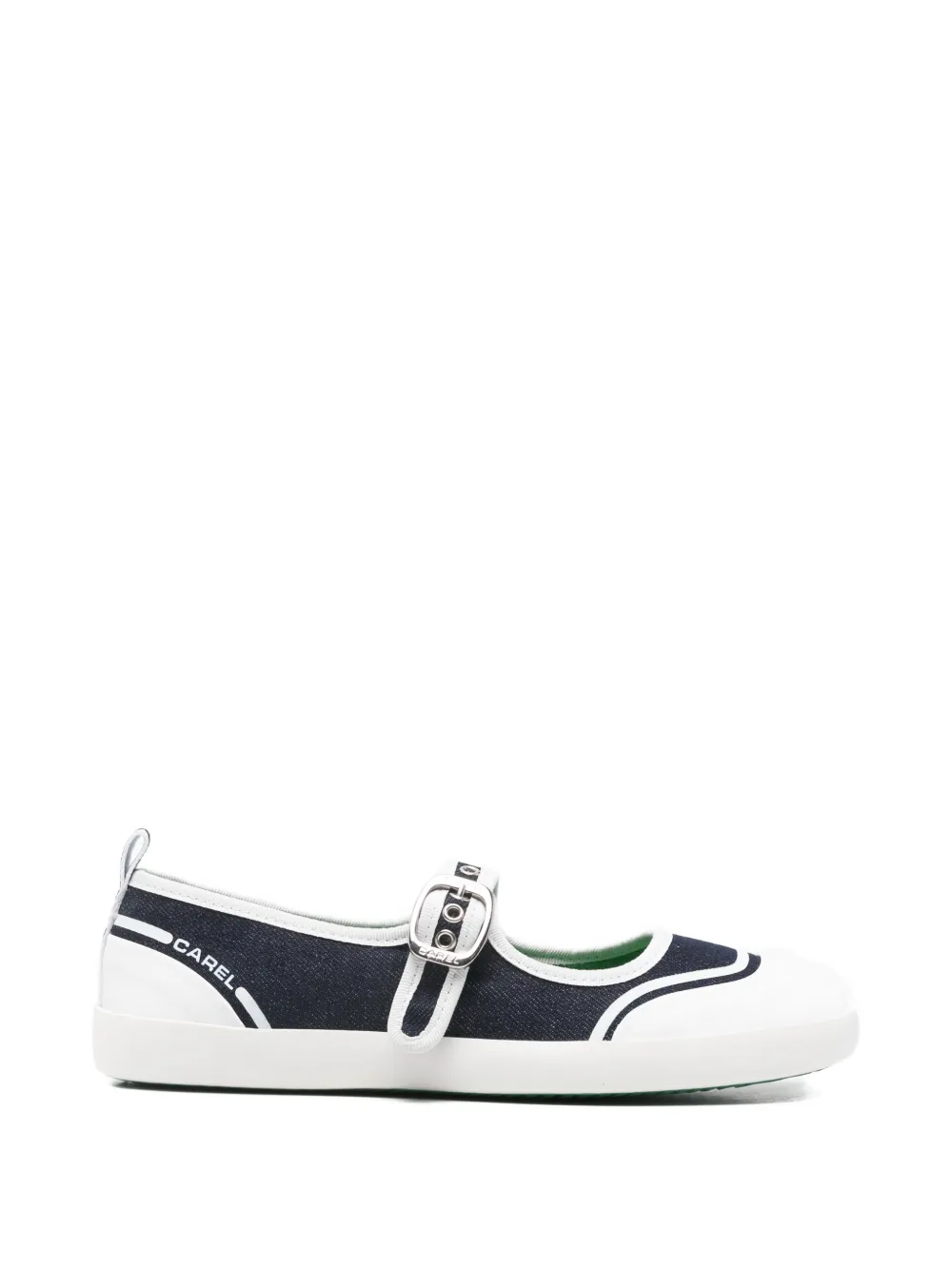 Carel Paris buckle strap trainers Blauw