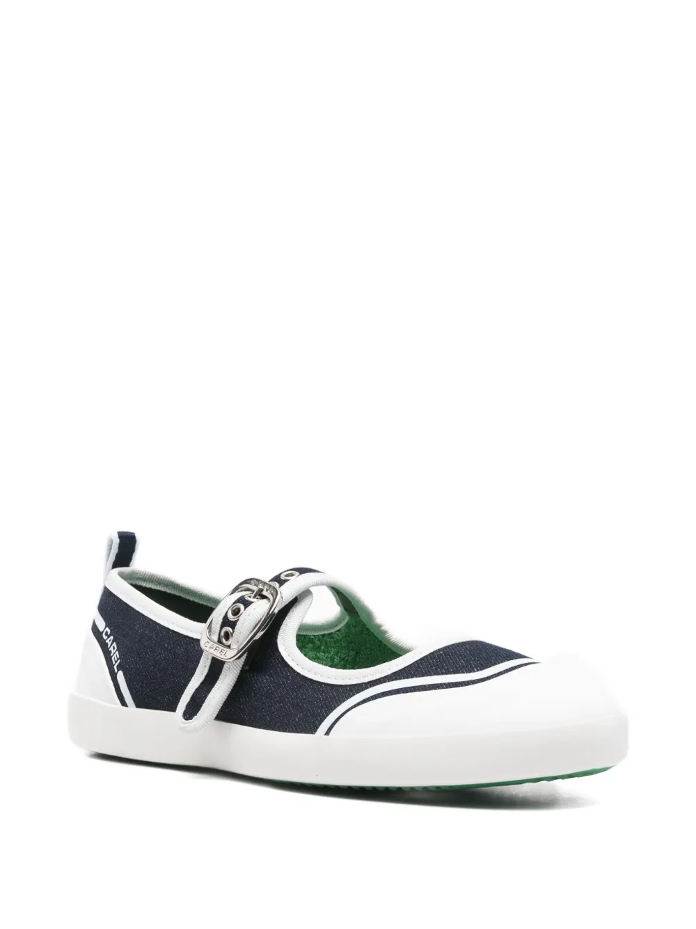 Carel Paris buckle strap trainers - Blauw