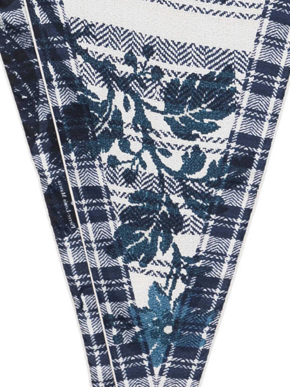  Pierre-louis Mascia Aloeuw Floral Print Scarf - Blue 