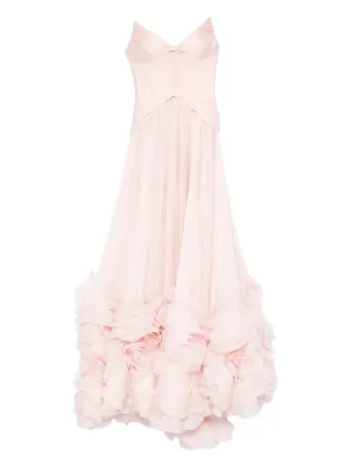 chinese dress ladies Heavenly Kissed Draped Satin Maxi Dress