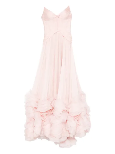 Iris Serban Heaven ruffled maxi dress