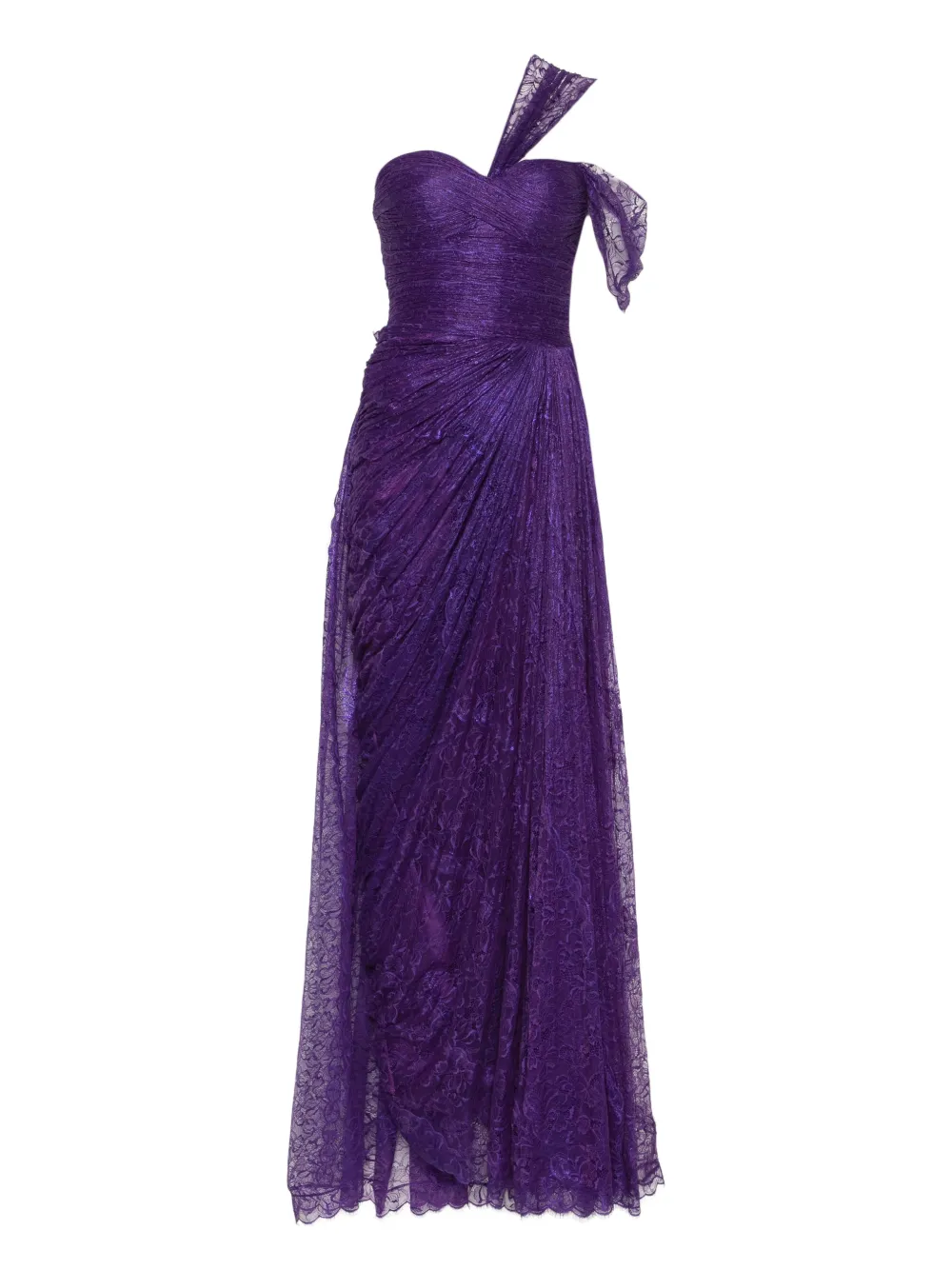 Iris Serban Eleria draped maxi dress | Purple | Image 1