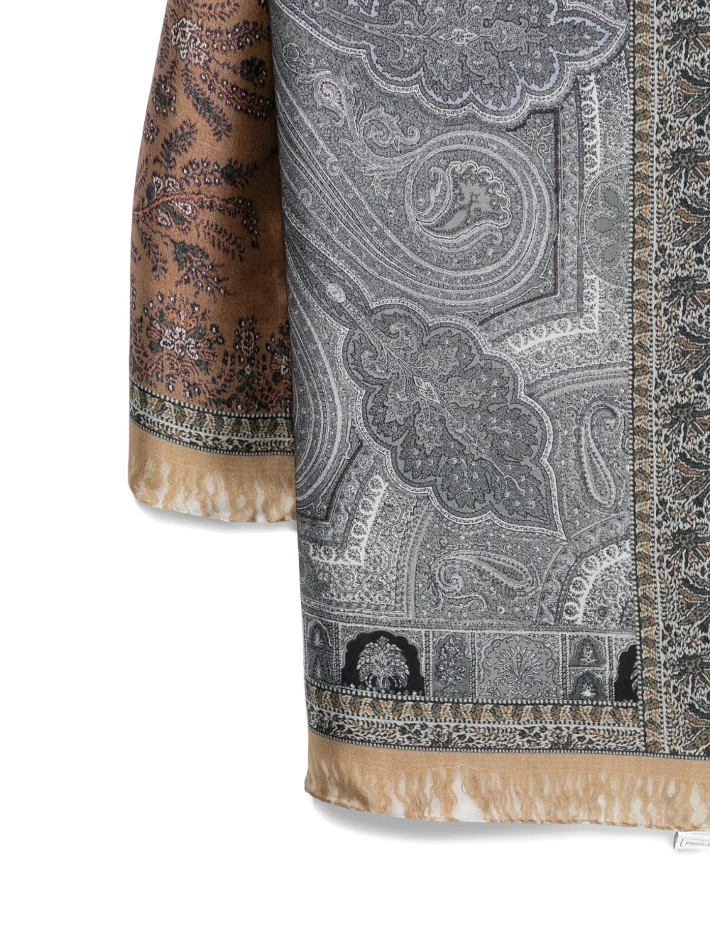 Pierre-Louis Mascia Molare printed scarf - Bruin