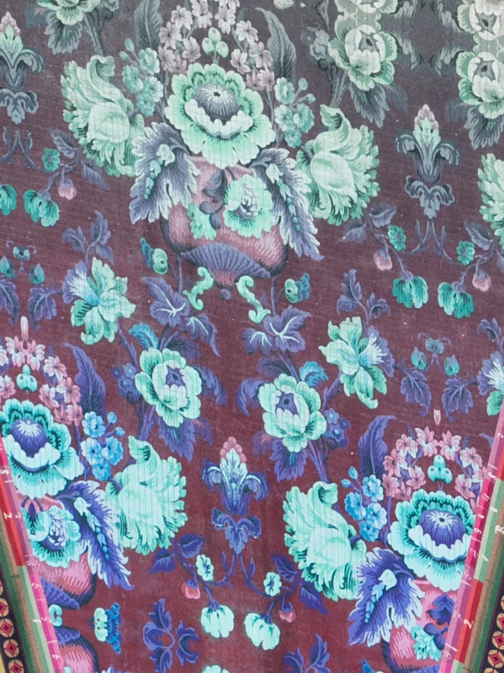 Pierre-Louis Mascia Aloeuw floral-print scarf - Bruin