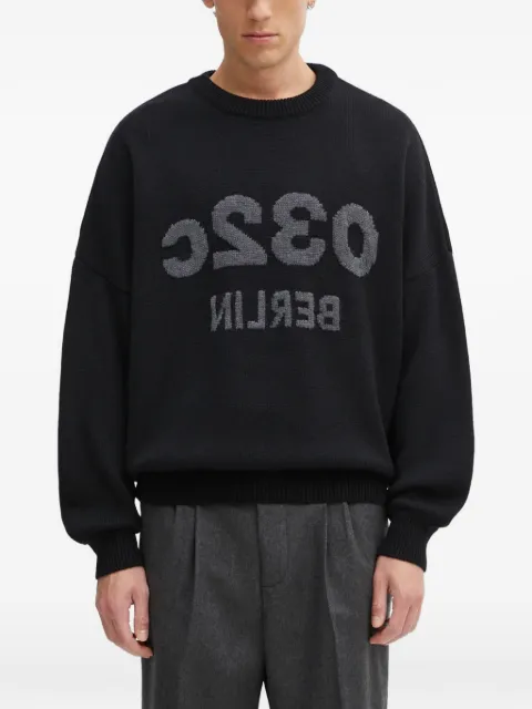 032c logo-detail sweater