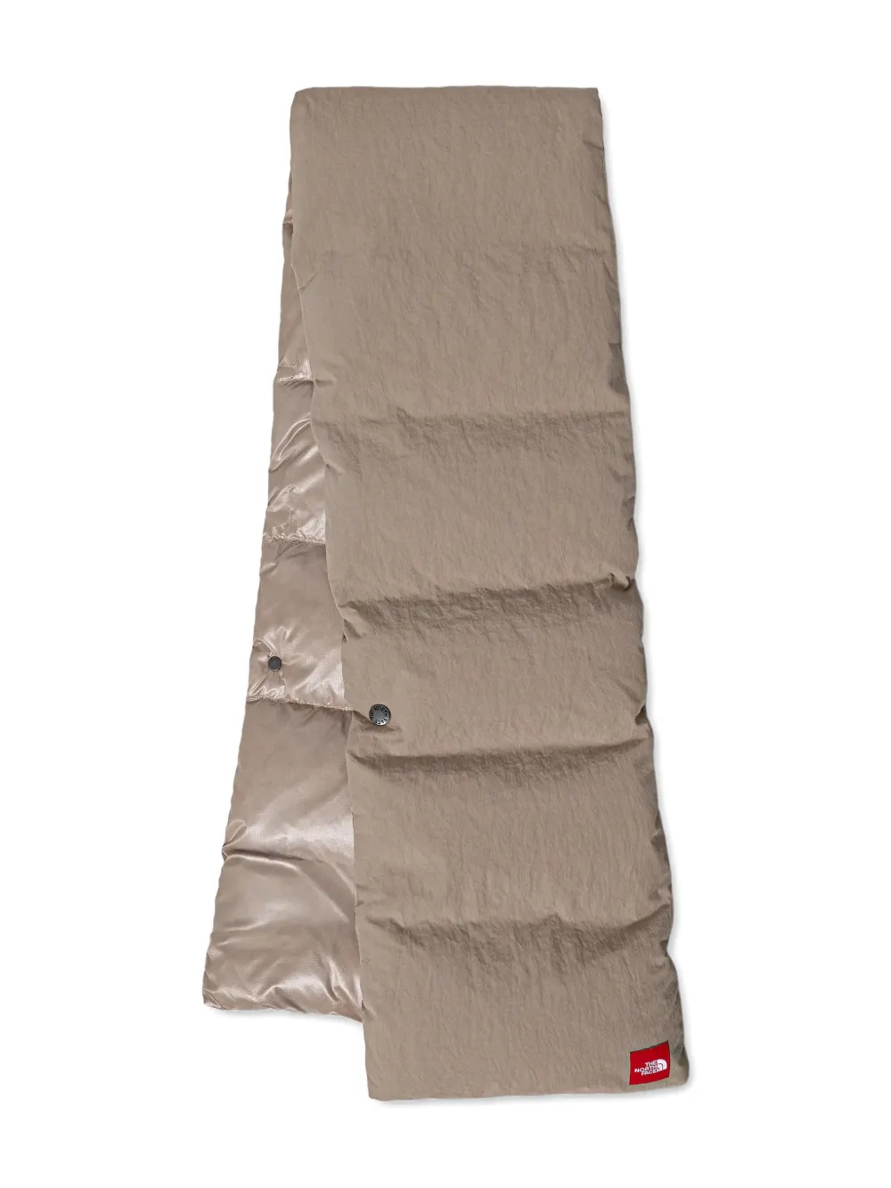 The North Face button-detail puffer scarf - Toni neutri