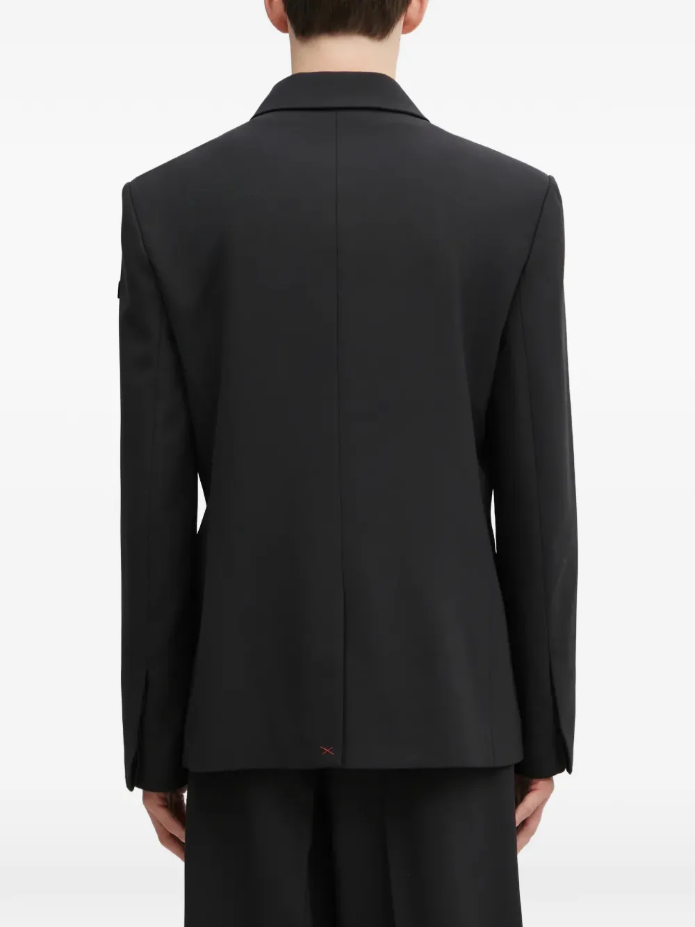 032c Blazer met klepzak Zwart