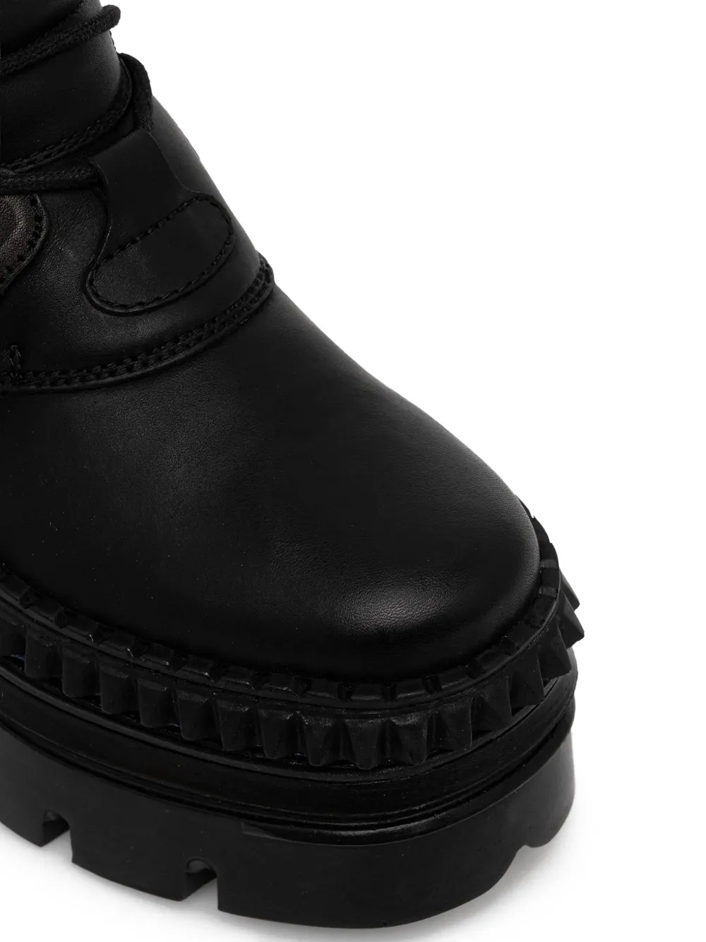 NEW ROCK Laarzen met gesp en plateauzool Zwart