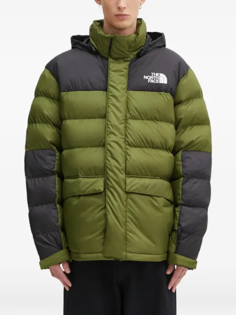 The North Face hooded two-tone jacket