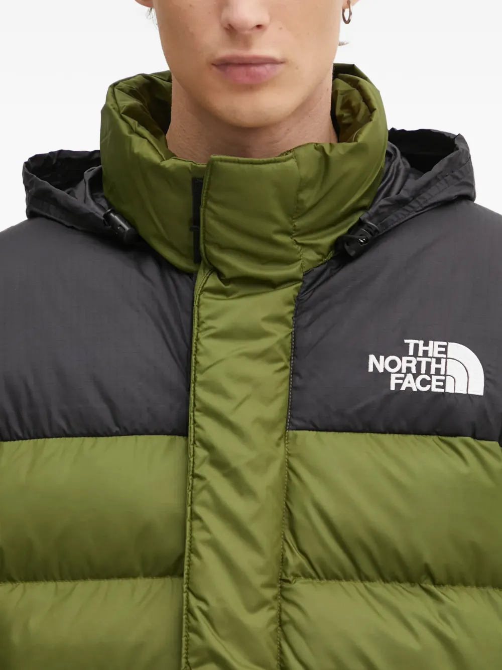 The North Face Tweekleurig jack met capuchon Groen
