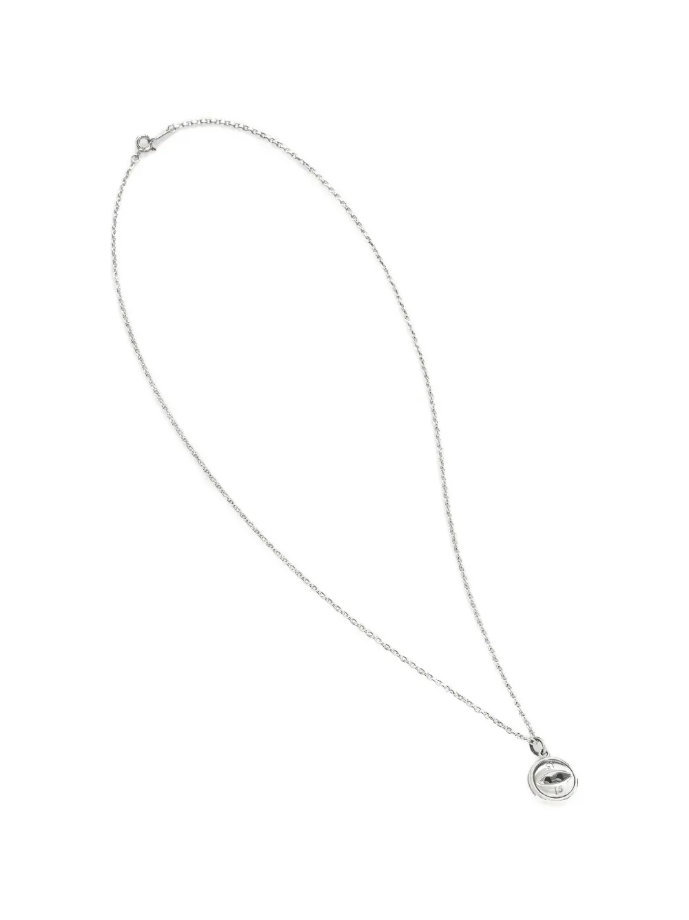 Neighborhood round-pendant chain necklace - Argento