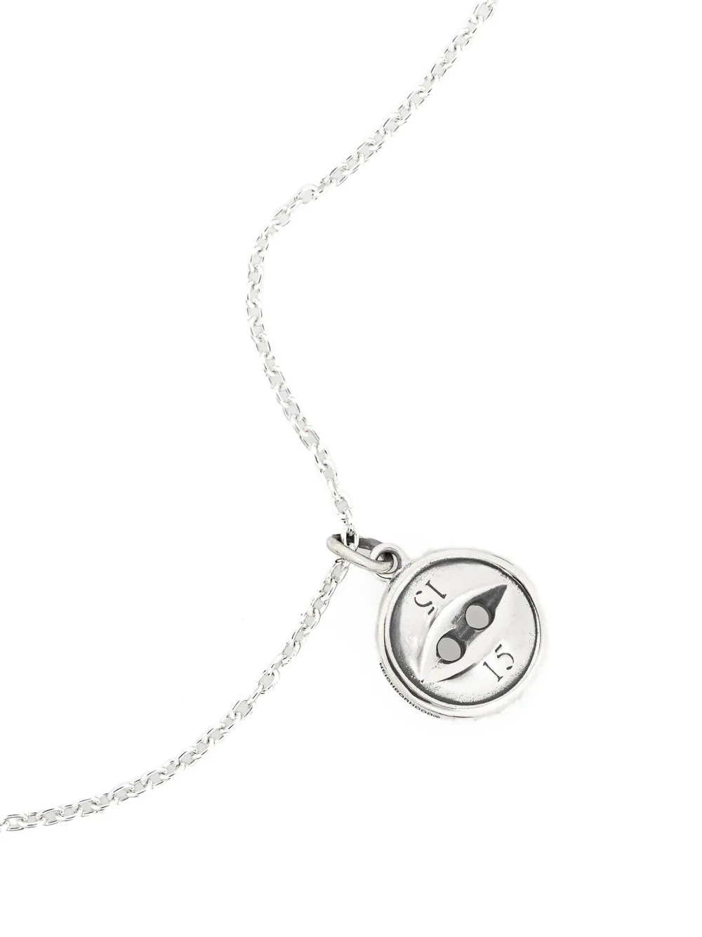 Neighborhood round-pendant chain necklace - Zilver