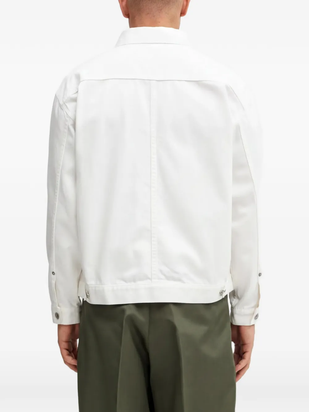 Neighborhood button pockets jacket Wit